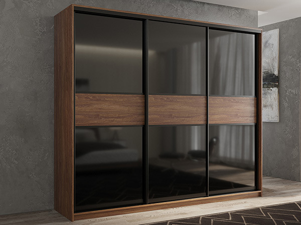 Шкаф-купе Кааппи 12 Морское Дерево Винтаж 210х60х230 см