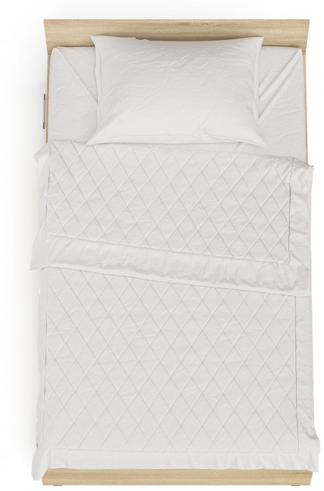 Мори Кровать с ящиками 1200, цвет дуб сонома, ШхГхВ 123,5х203,5х70 см., сп.м. 1200х2000 мм., без матраса, основание есть