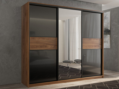 Шкаф-купе Кааппи 9 Кастелло Бренди 180х60х230 см