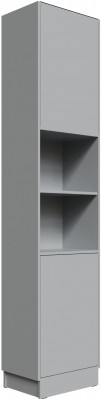 Шкаф Мадрид торцевой (0,35), Камень серый