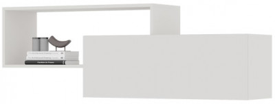 Хелен ПЛ 01 Полка (1,402х0,472х0,330) белый/белый