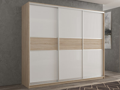 Шкаф-купе Кааппи 11 Сонома Светлый 240х60х230 см