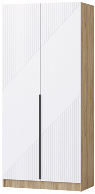 Шкаф Авис 1,0, Крафт золотой/Белый софтач