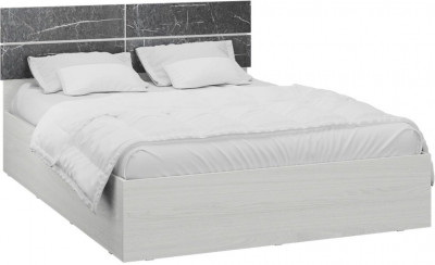 Теана Кровать 140+настил ЛДСП, ясень анкор светлый/мрамор дарк