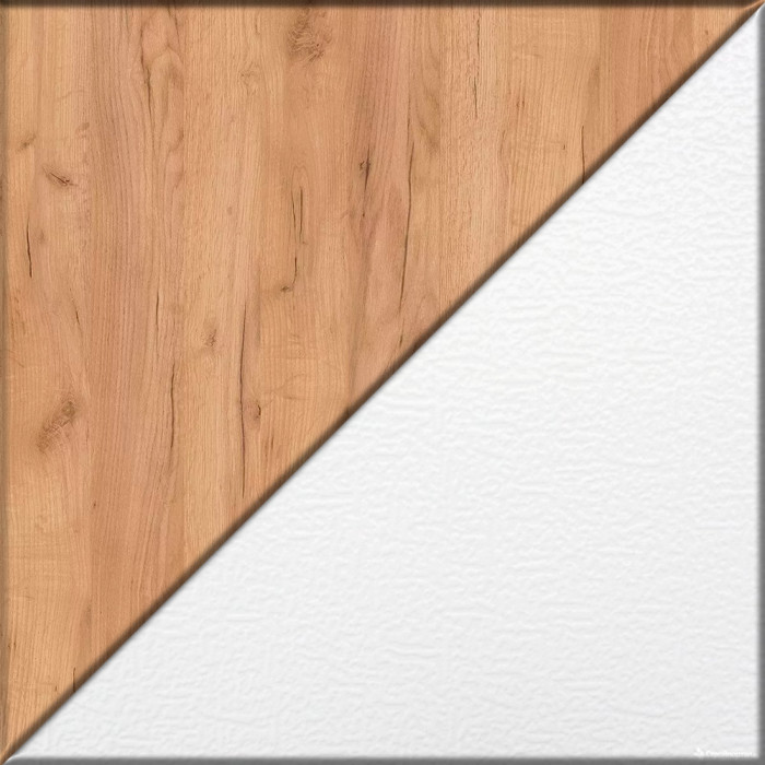 Лидер-8 Тумба МД 3.16 4 шт., цвет белый шагрень/крафт золото, ШхГхВ 160х50х75 см., универсальная сборка