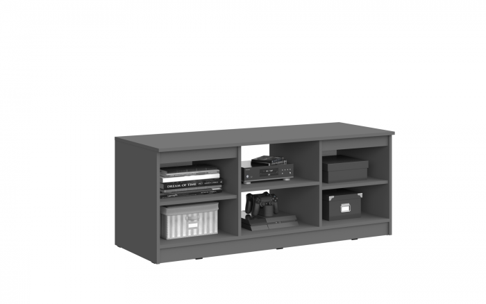 Челси Тумба ТВ (Белый глянец, Дуб Сонома)