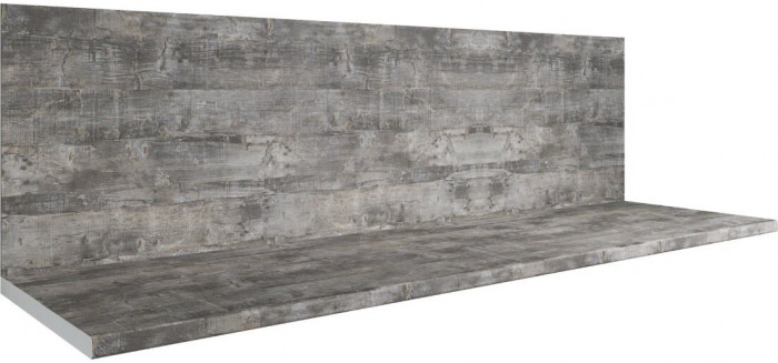 Кухонный гарнитур Кампео 1,0м Белый снег/Бриз