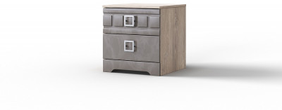 Тумба прикроватная "Римини" - Дуб мадура/Перламутр тауп