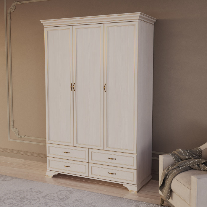 Шкаф распашной трехдверный Сиена