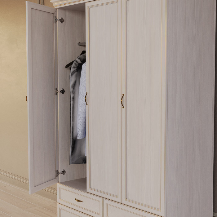 Шкаф распашной трехдверный Сиена