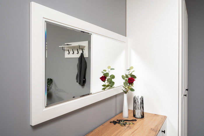 Остин Прихожая 18, белый шагрень/дуб крафт золотой