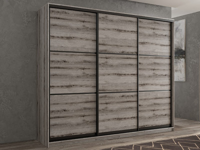 Шкаф-купе Кааппи 4 Эвок Окаменелый 260х60х230 см