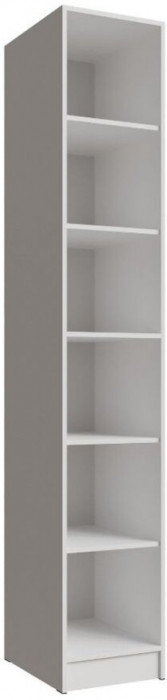 Шкаф Мадрид 400 белый/ателье светлое