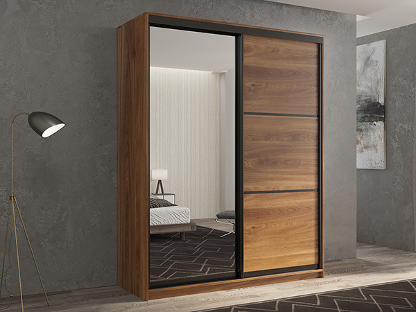 Шкаф-купе Кааппи 2 Кастелло Бренди 120х60х230 см