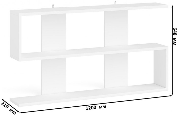Мори компьютерный стол МС-2 + Тумба МТВ1200.1 + Полка 1200, белый