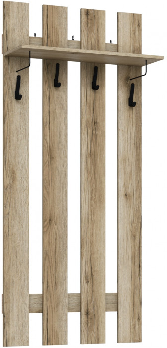 Набор мебели для прихожей "Мадрид", Дуб делано/Графит серый