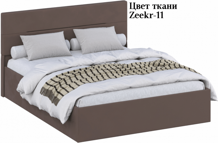 Кровать КР-432-М двуспальная 160, Микровелюр Zeekr-11