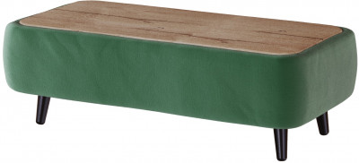 Стол журнальный Пай изумруд/мдф дуб канадский