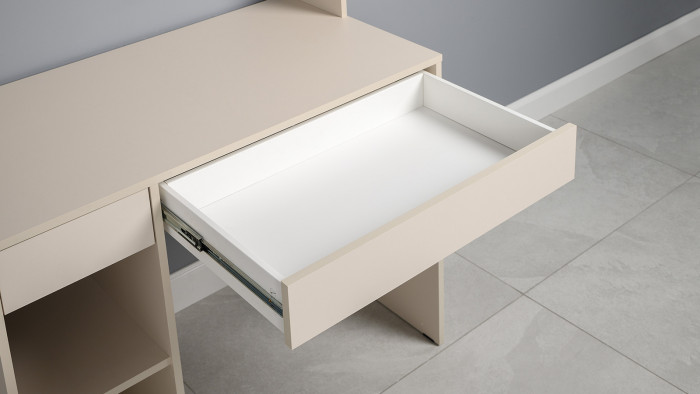 Стол компьютерный Комфорт 12.77F, цвет сатин, ШхГхВ 100х49,8х147 см., универсальная сборка