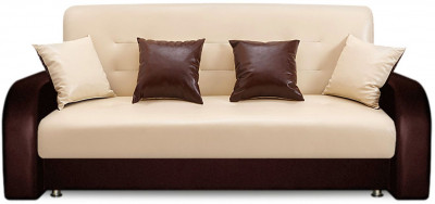Диван-кровать Престиж 140х190, книжка, экокожа, комби