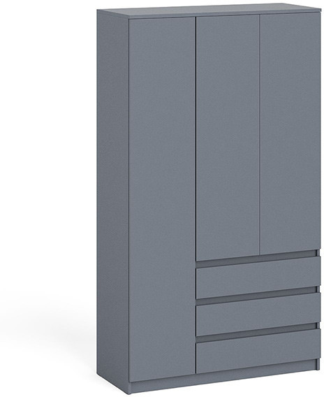 Мори Шкаф МШ1200.1, цвет графит, ШхГхВ 120,4х50,4х209,6 см., НЕ универсальная сборка