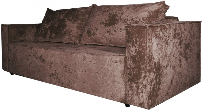 Диван-кровать Лофт Люкс Плюш, еврокнижка, 140х195, коричневый