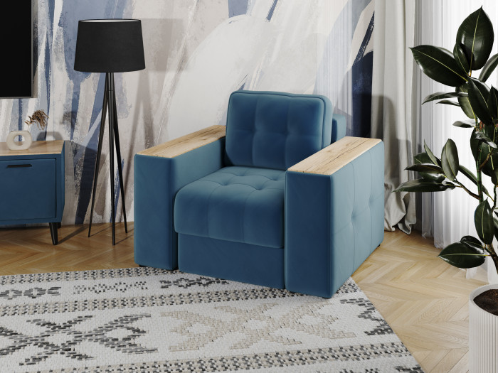 Кресло Виконт, Атлантида/Дуб канадский МДФ