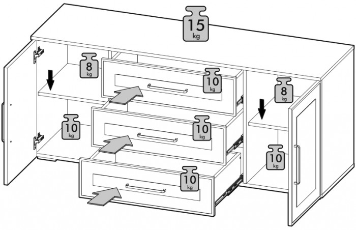 Гостиная Антеро. Комплектация 3