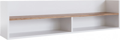 Малави Полка навесная МПН-3 дуб крафт табачный/белый глянец