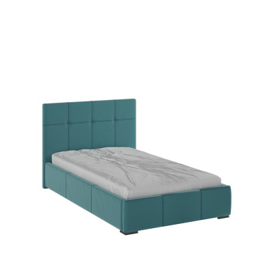 Рио Кровать интерьерная 120 бирюза квадрат, ПМ
