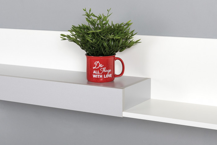 Торонто Компоновка № 27, белый шагрень/стальной серый