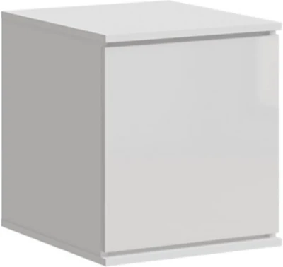 Челси Антресоль к пеналу (400), Белый/Белый глянец холодный