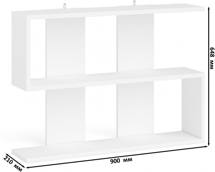 Мори Стол компьютерный МС-1 левый + Комод МК1380.6 + Полка 900, цвет белый, ШхГхВ 228х50х209,6 см., НЕ универсальная сборка