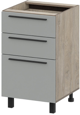 Кухня Этна 2,1 м. Комплект, софт грей