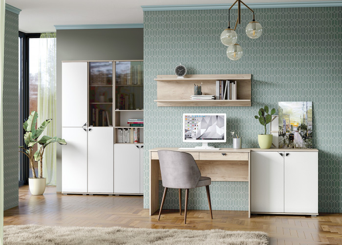 КР100 Бостон № 01, цвет дуб эндгрейн элегантный, 12.69+09.132, ШхГхВ 115,2х57,2х180 см.