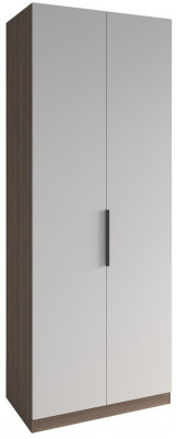 МС Роза Шкаф 900 Базовая комплектация, Ройс+ ручка скоба 1 шт., Орех Франклин карамель/Графит скин