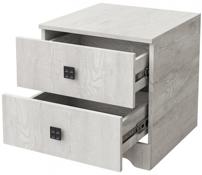 Модульная спальная комната "Атланта" - Бетон пайн светлый